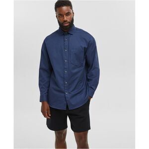 Mode Of One Mens Denim Pocket Twill Button Up Shirt, NWT
